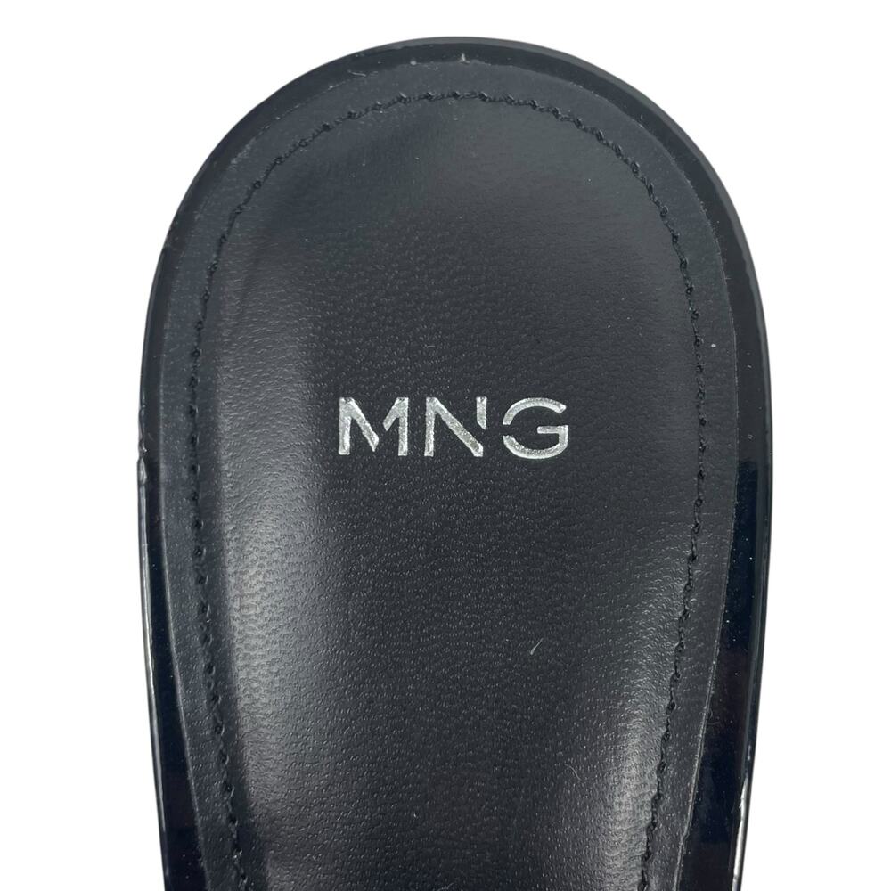 Mango MNG Rhinestone Slingback Kitten Heel Pump Black Size 40/ US 9 - Picture 10 of 13